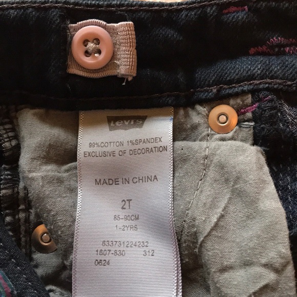 Toddler girls Levi’s jeans - Picture 6 of 6